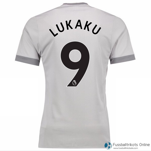 Manchester United Trikot Ausweich Lukaku 2017-18 Fussballtrikots Günstig